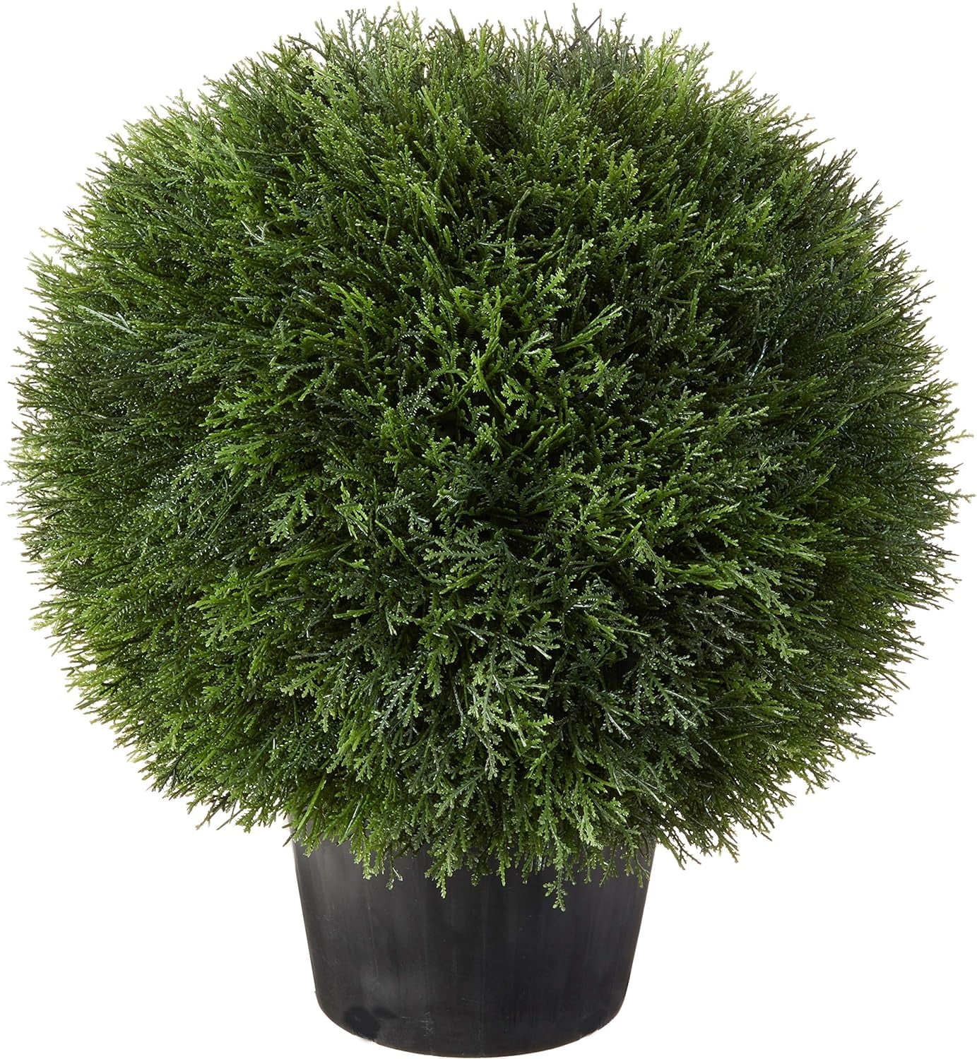 Silk Décor Cedar Topiary In Pot, 20-Inch, een