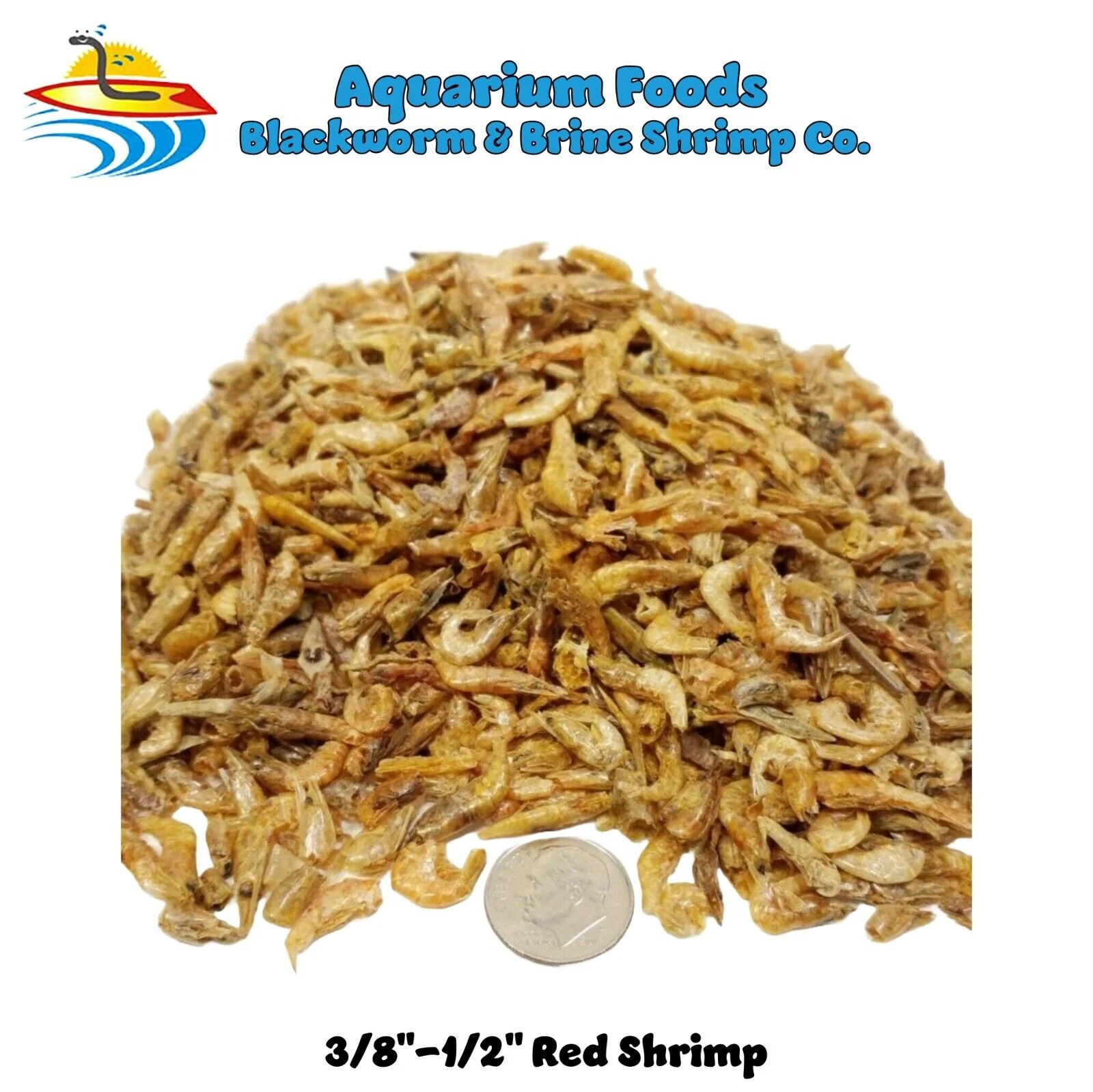 Freeze Dried Red Shrimp 3/8