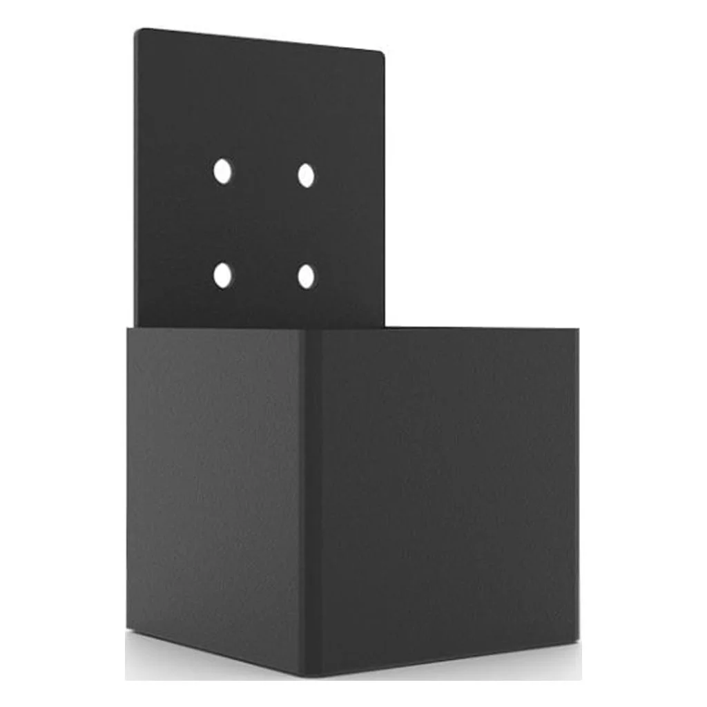 KNECT Pergola Post Wall and Railing Bracket for 4x4 Wood Posts | 8 Pack