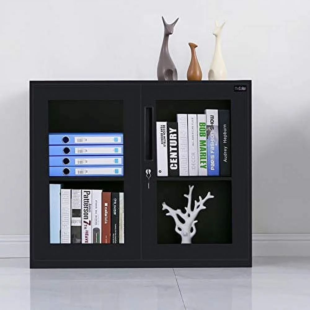 MECOLOR Office and school locker cabinet Organizers for Small size with Lock for file Cloth and self belonging