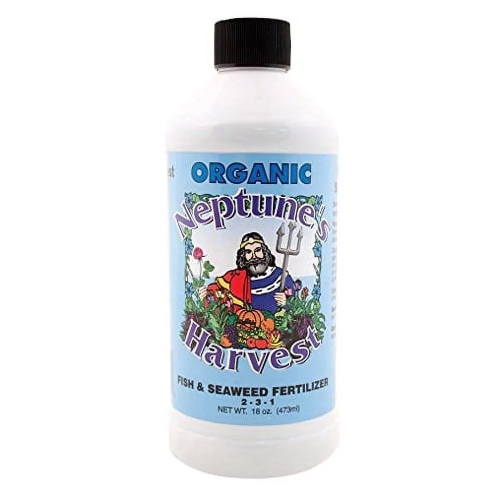 Neptunes Harvest Fish And Seaweed Blend Fertilizer, 18 Oz, 3 Pack