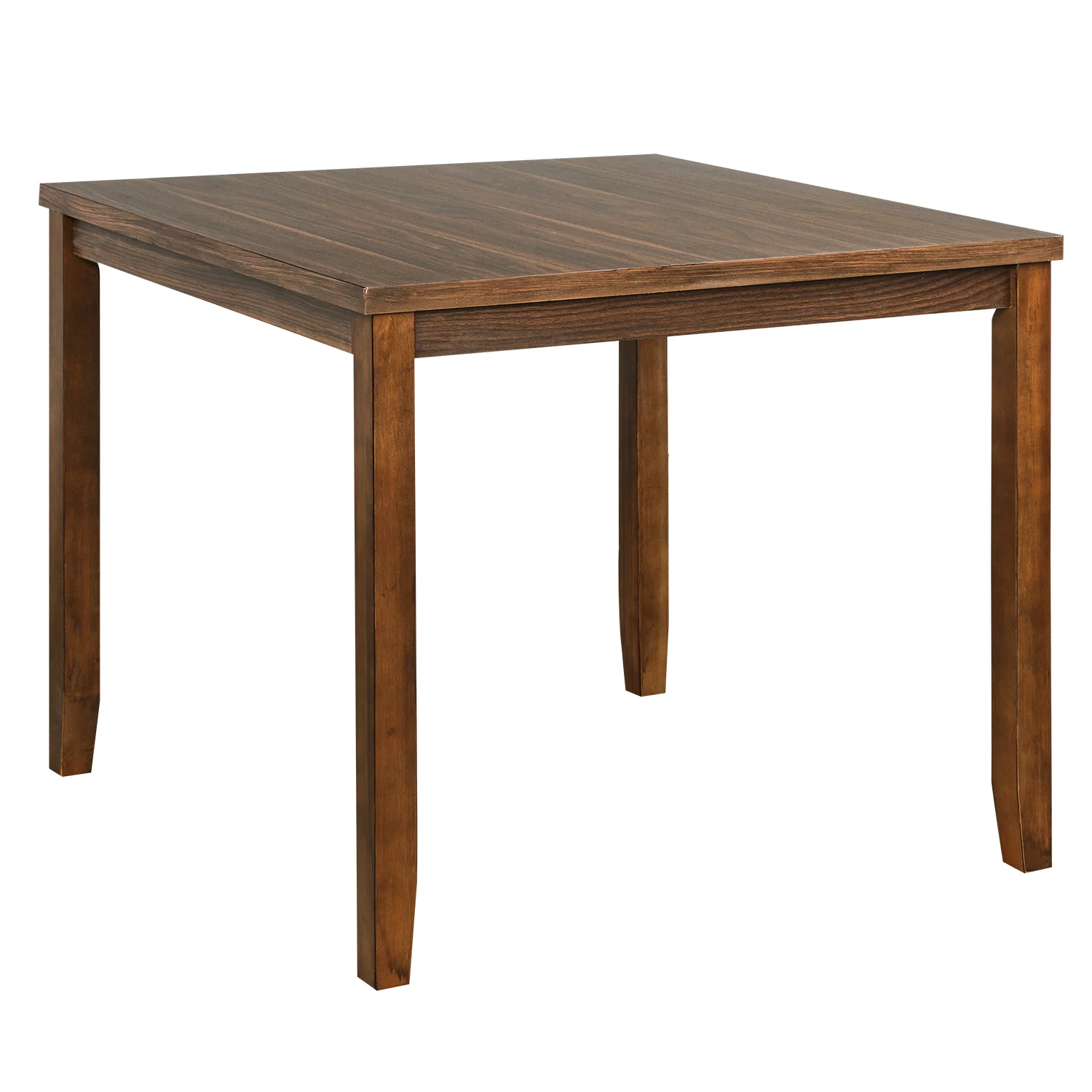 Euroco Wood 5 Piece Dining Table Set with Cushions, Brown