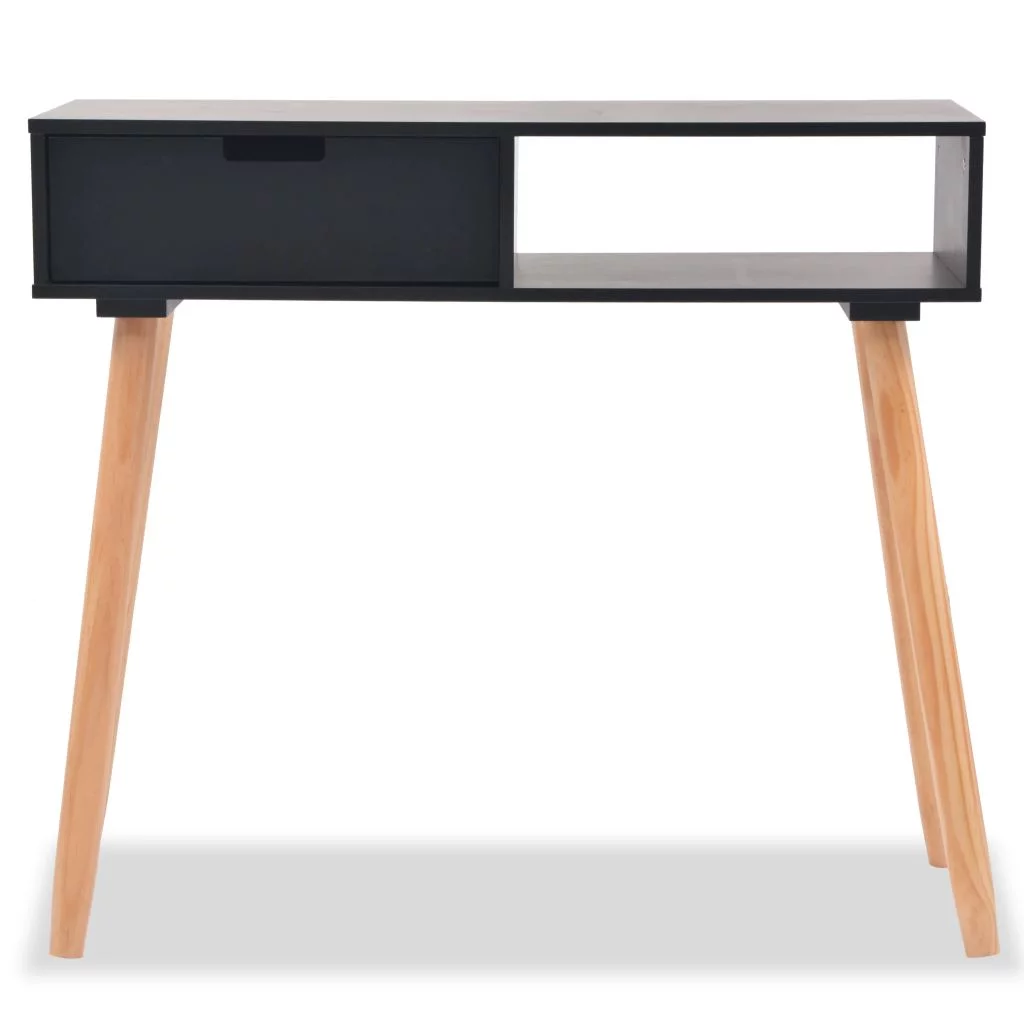Carevas Console Table Solid Pinewood 31.5