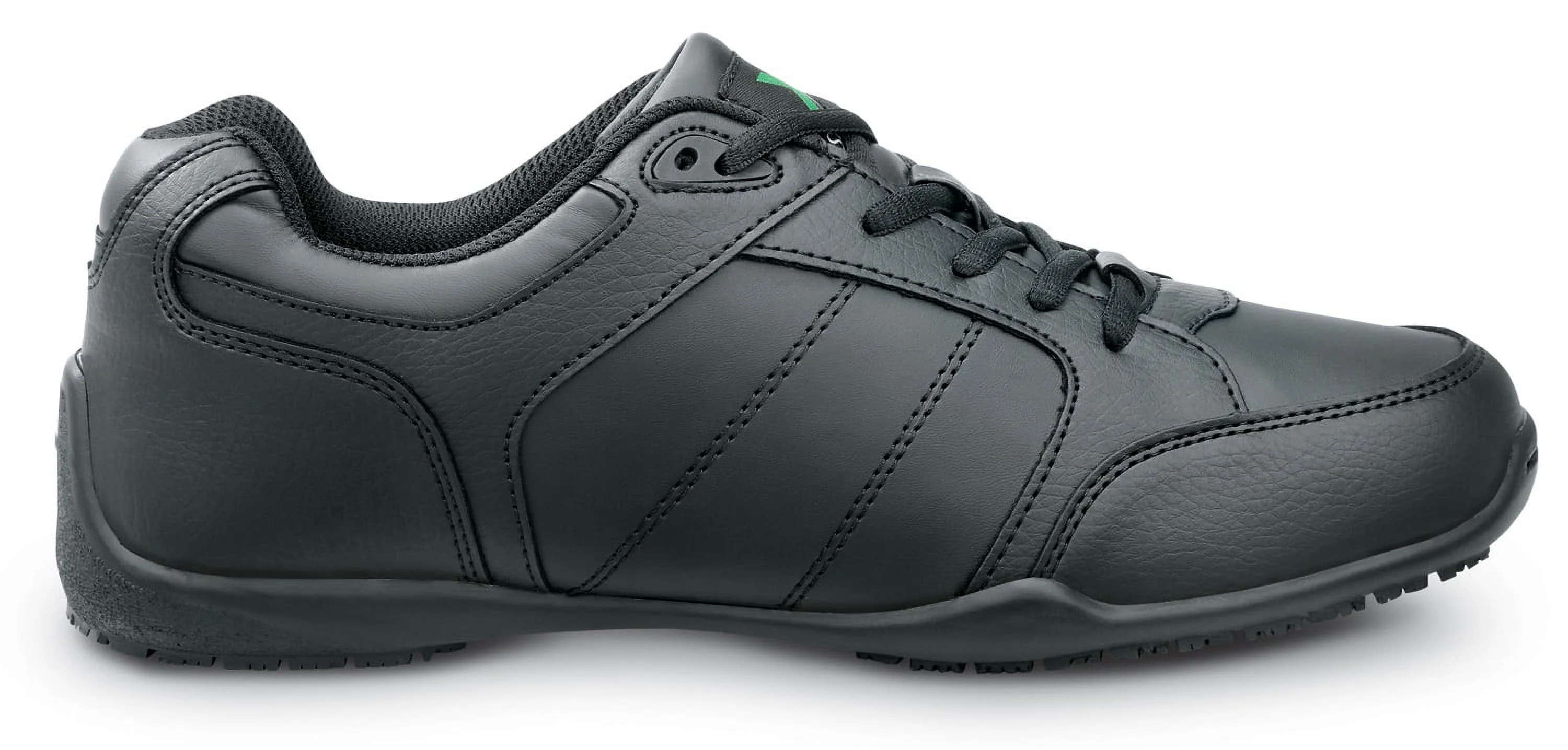 SR Max Rialto, Women's, Black Athletic Style Soft Toe Slip Resistant Work Shoe. (7.5 EW)