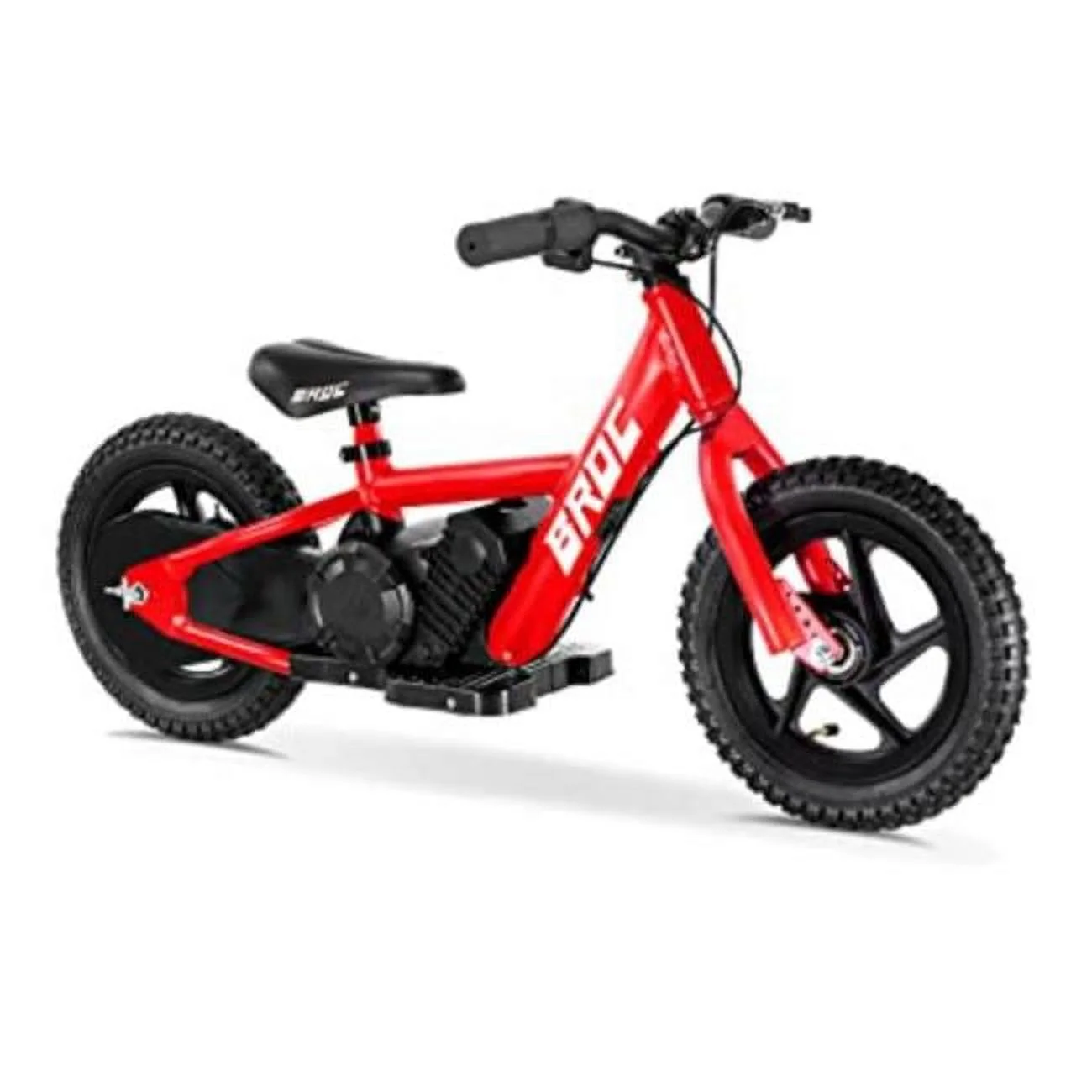 Broc Ebikes BROC Ebikes -D12 RED 12 in. Battery Powered Ebikes, Red