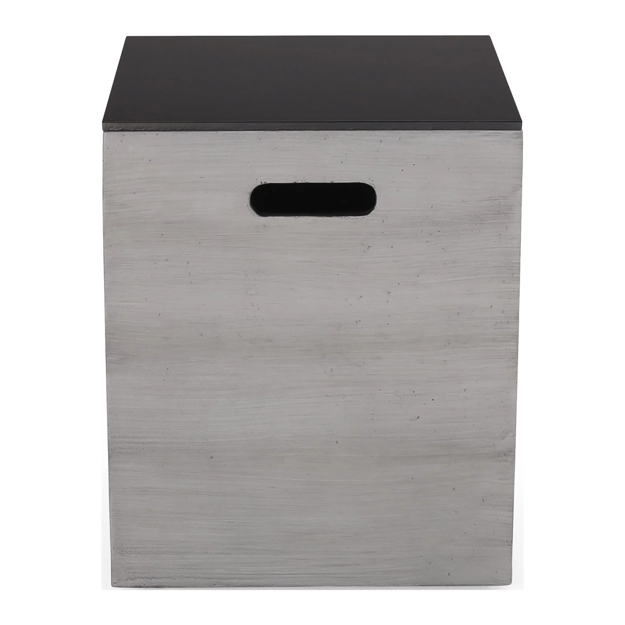 Christopher Knight Home Langton Outdoor Lightweight Concrete and Ceramic Tank Holder Side Table by