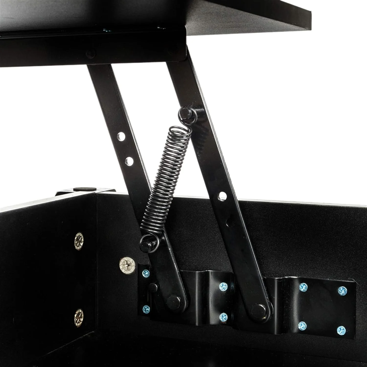 TJUNBOLIFE GT3-XJ Lift Top Coffee Table Modern  Hidden Compartment and Lift Tabletop Black