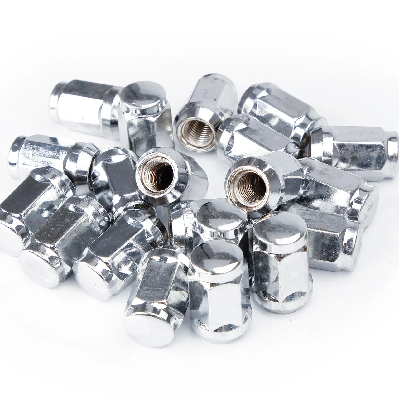 20Pcs Chrome Bulge Wheel Lug Nuts 12x1.5 for Ford Escape Fusion Focus