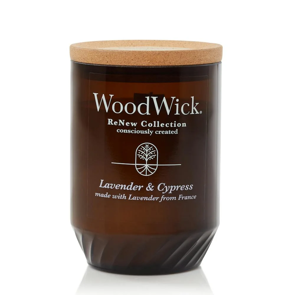 WoodWick® ReNew Large Candle, Lavender & Cypress, 13 oz.
