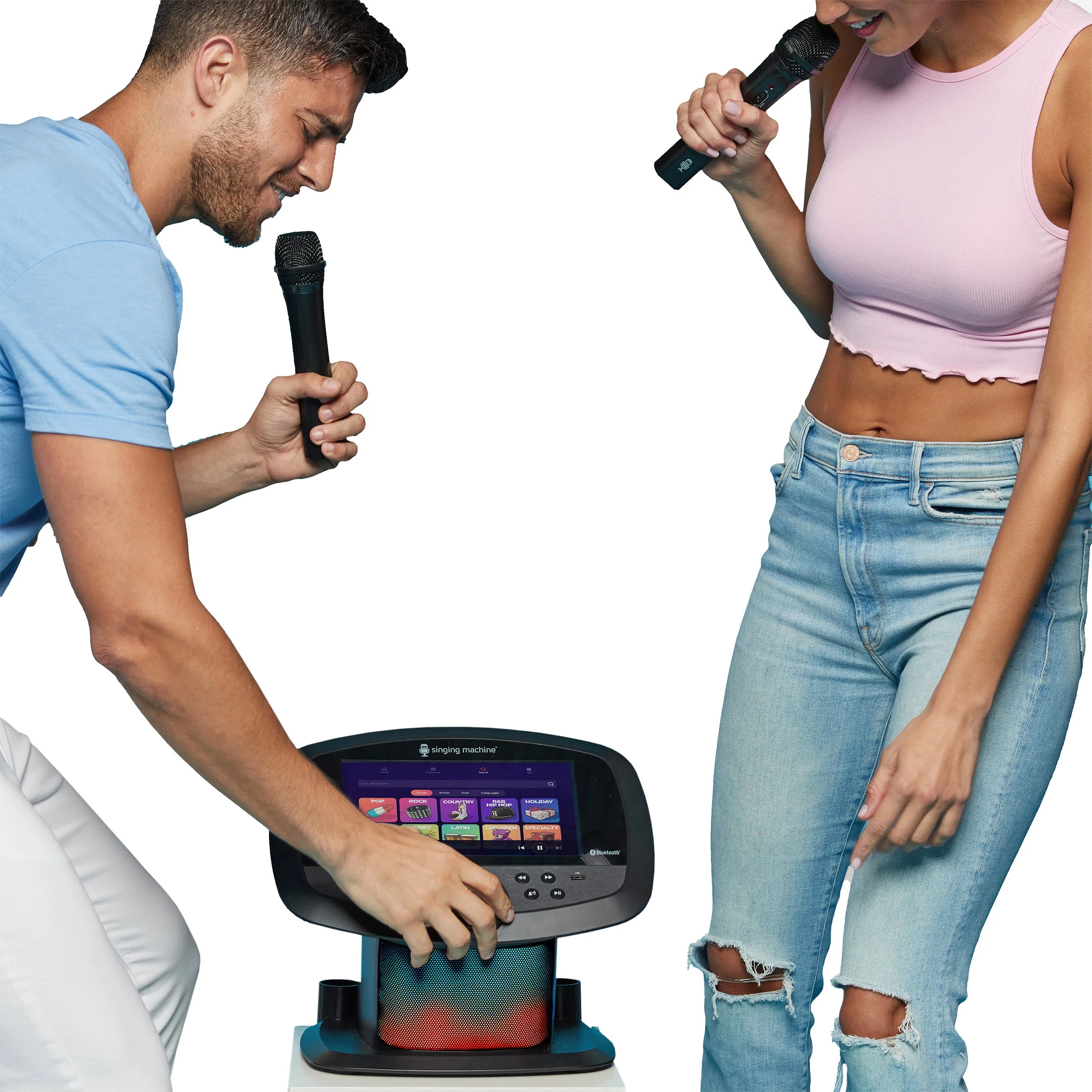 Singing Machine High-Quality Wifi Karaoke System with 10.1