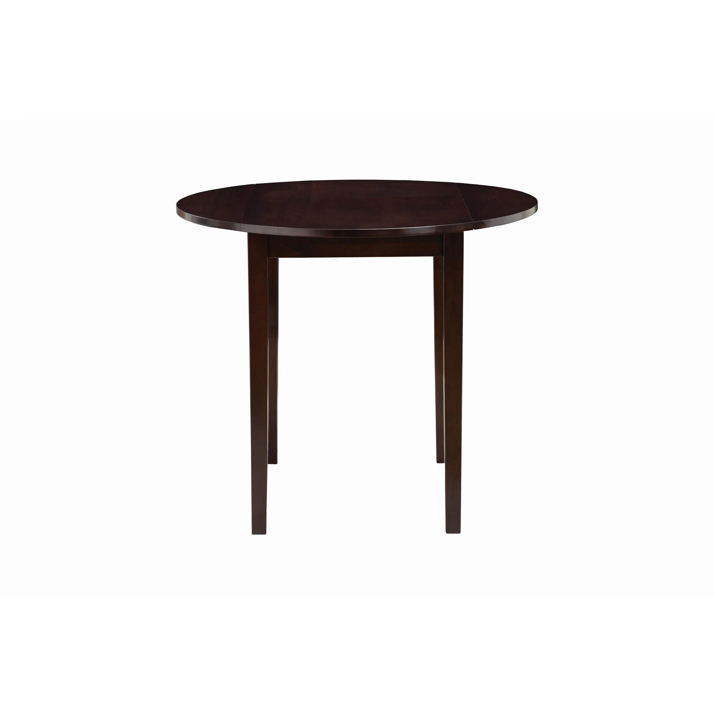 Erika Cappuccino and Tan 3-piece Dining Set with Drop Leaf