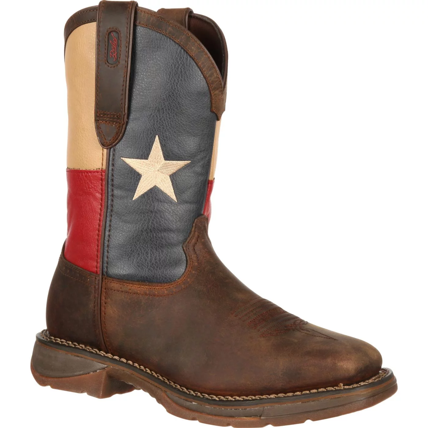 Durango Steel Toe Texas Flag Western Boot Size 7(M)