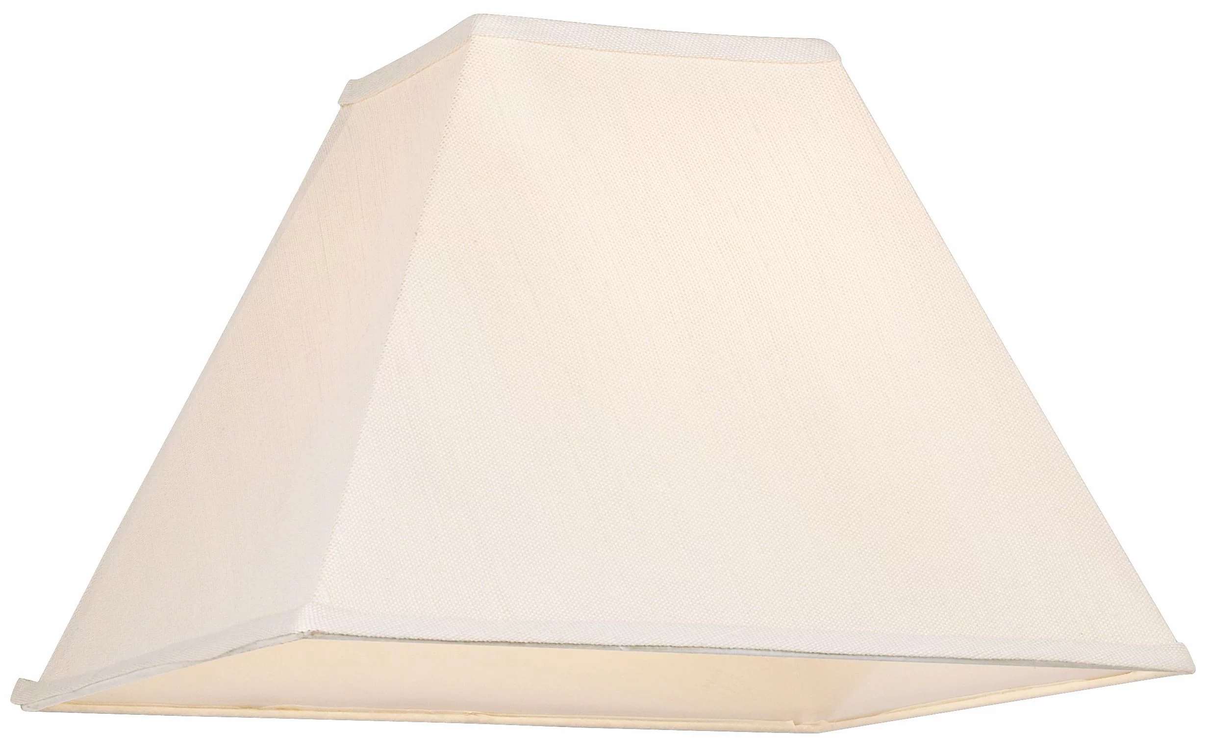 Springcrest Beige Linen Large Square Lamp Shade 7