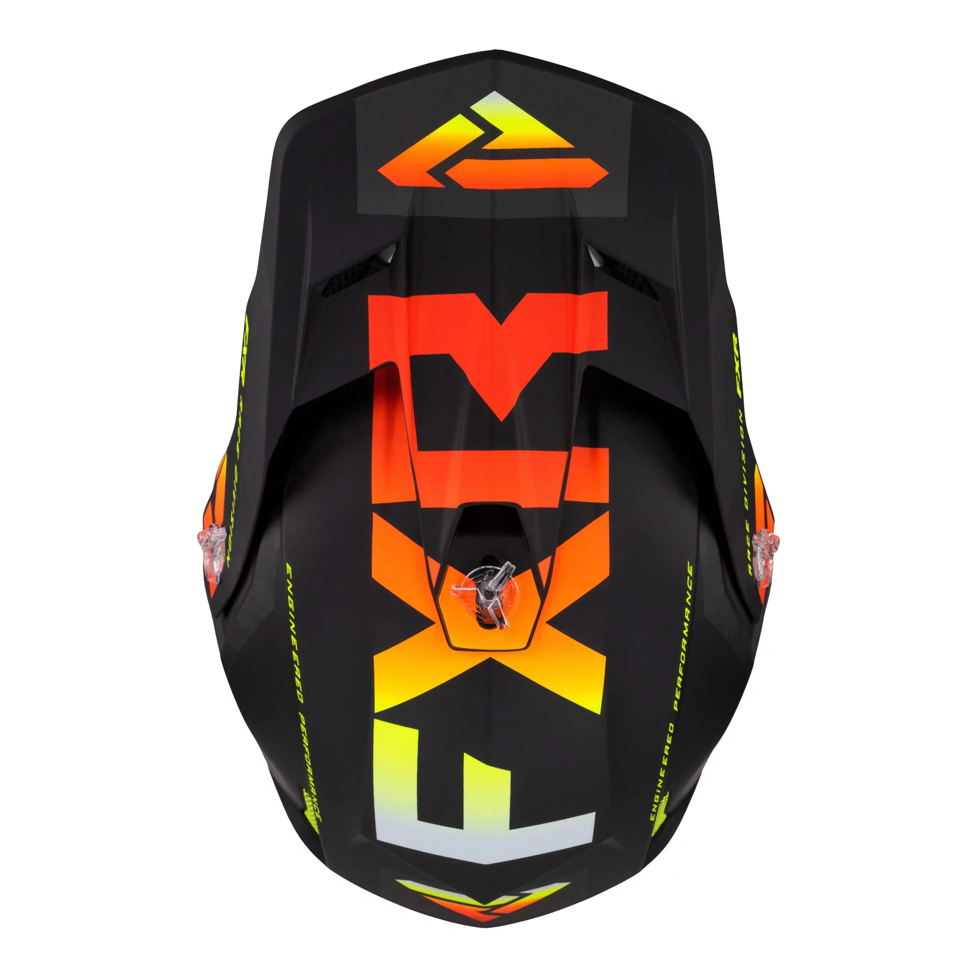 FXR  Clutch Evo LE Helmet Open Face Stainless Steel Double D-Ring Buckle Inferno - Small - 220614-1026-07