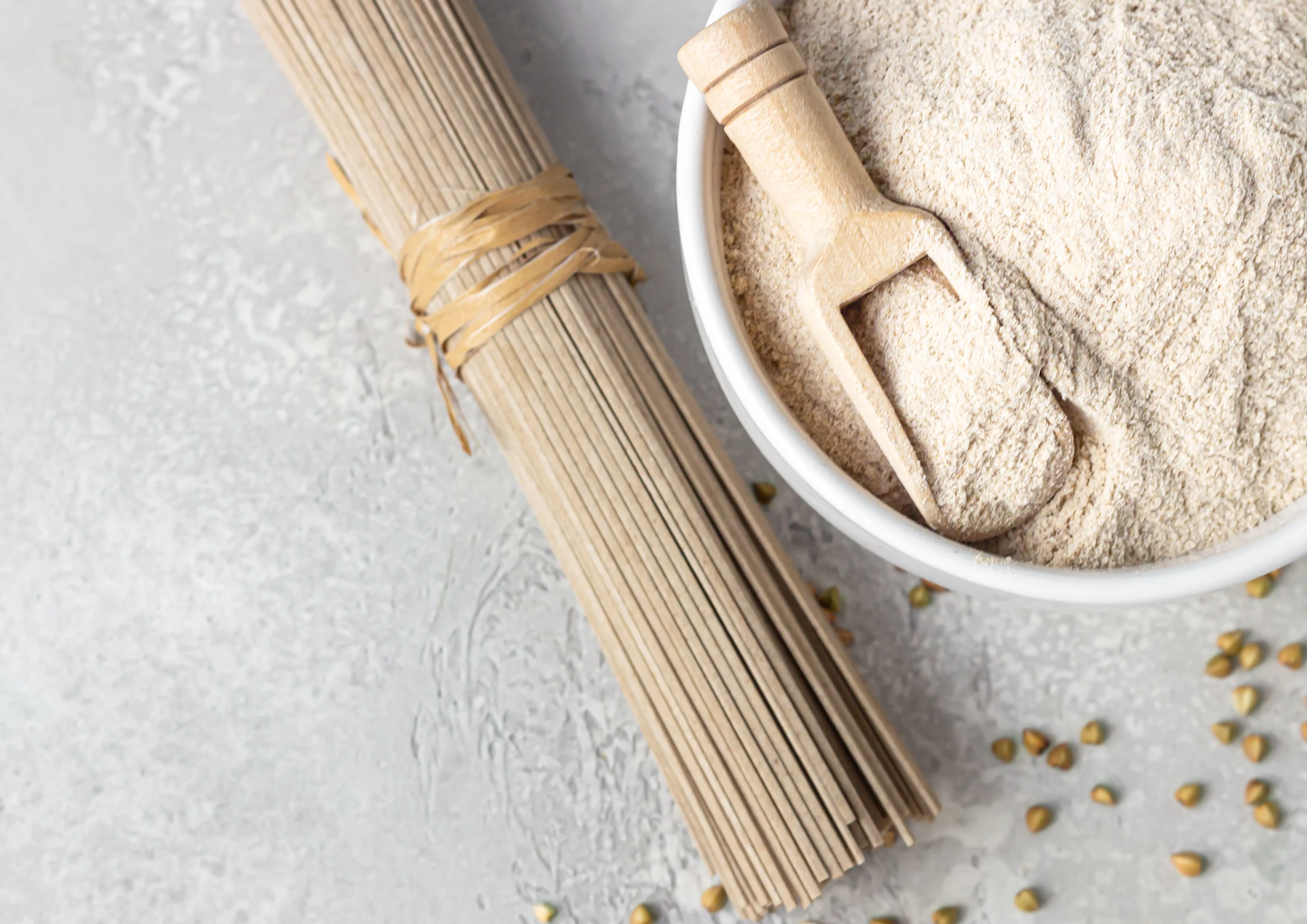 Organic Hulled Buckwheat Flour, 16 Pounds – Non-GMO, Finely Milled, Kosher