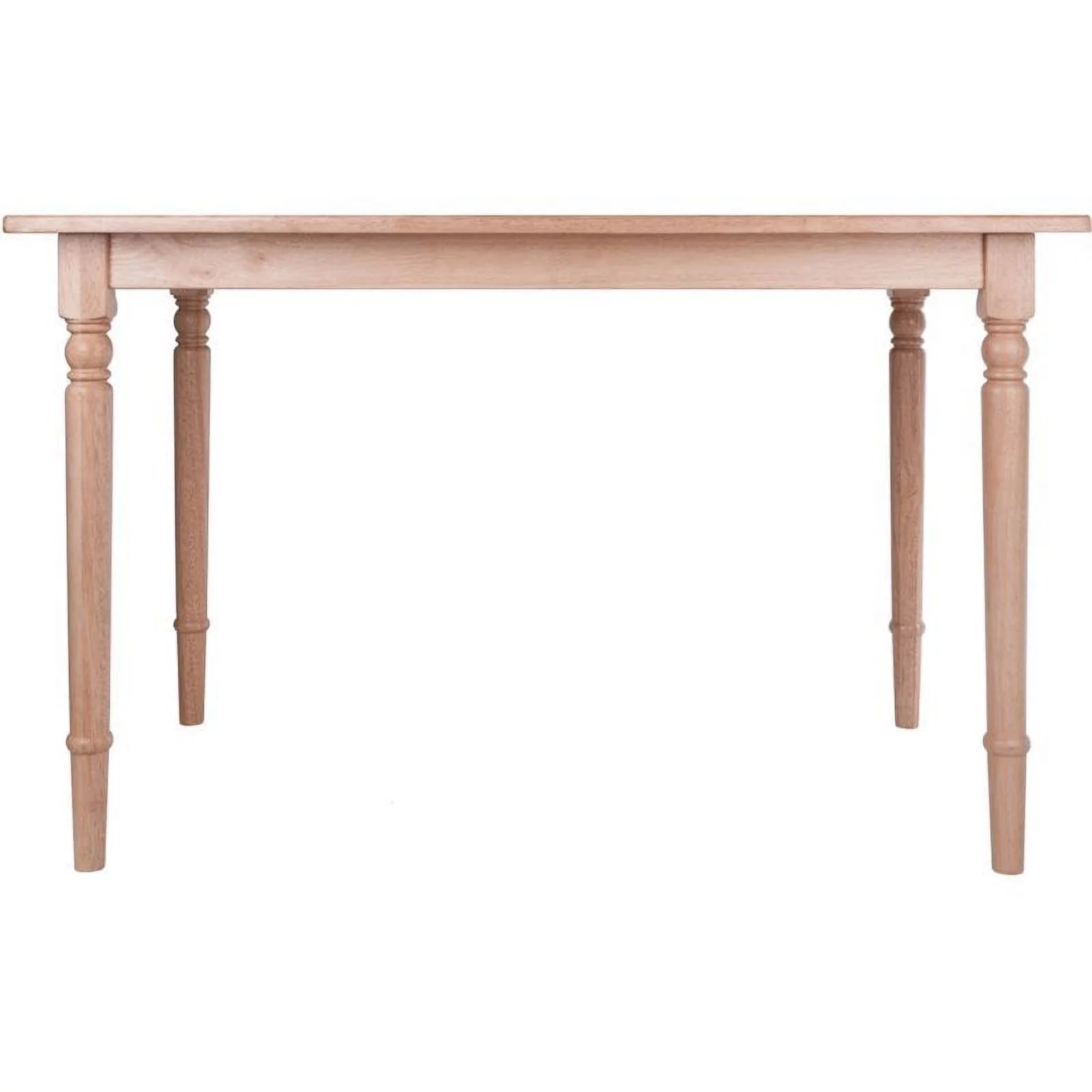 Pemberly Row Transitional Solid Wood Dining Table in Natural