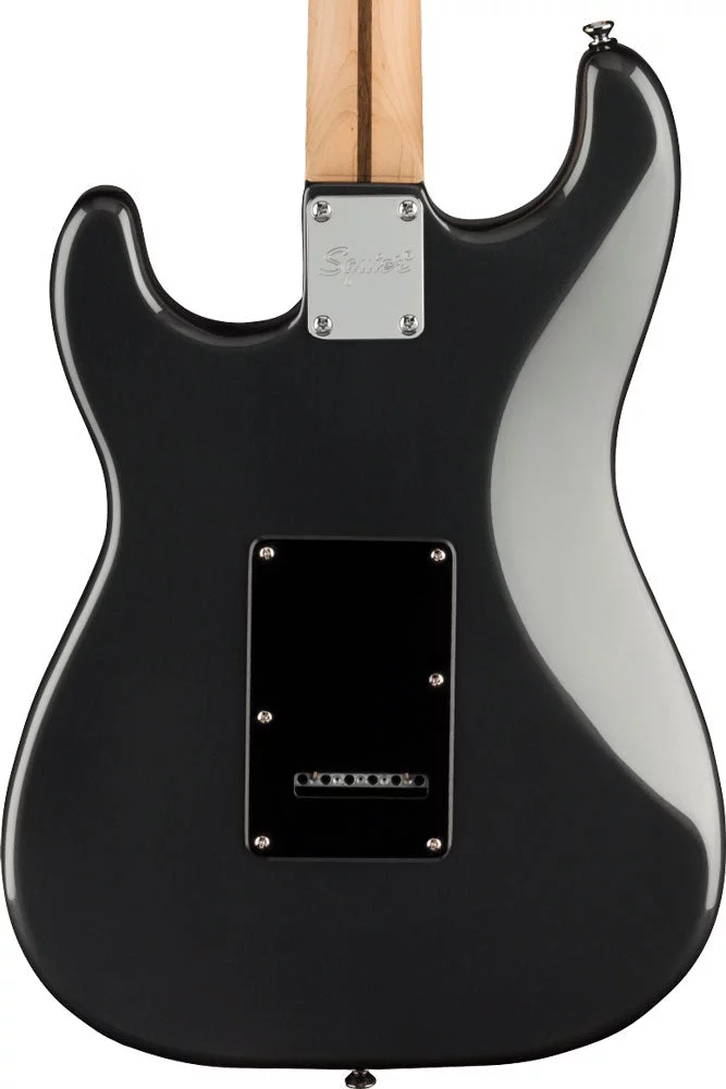 Squier Affinity Series Stratocaster HSS Pack (Charcoal Frost Metallic; Indian Laurel Pickguard)