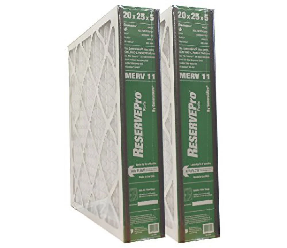 GeneralAire # 4551 for 4501 ReservePro 20x25x5 furnace filter, Actual Size:19 5/8