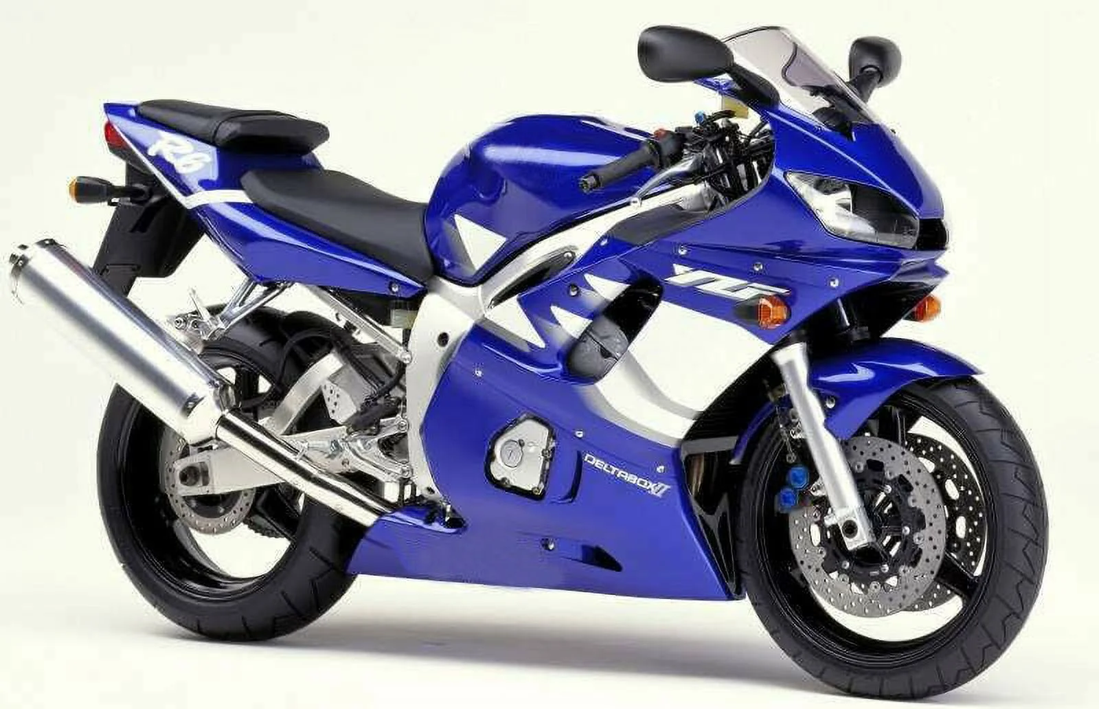 Mad Hornets ABS Injection Plastic ABS Fairing Fit for Yamaha YZF R6 1998-2002 Blue White