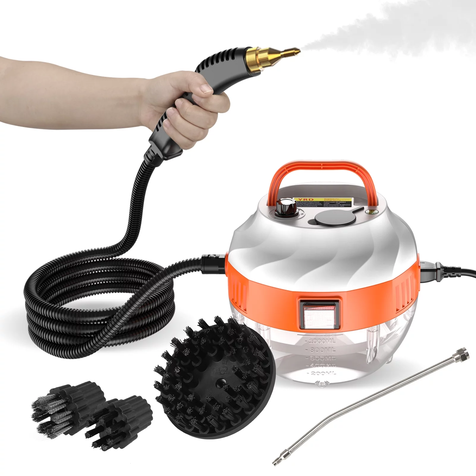 moobody High Temperature Pressurized Cleaning Machine - Portable Handheld Cleaner for Kitchen, Furniture, Bathroom, and Car.