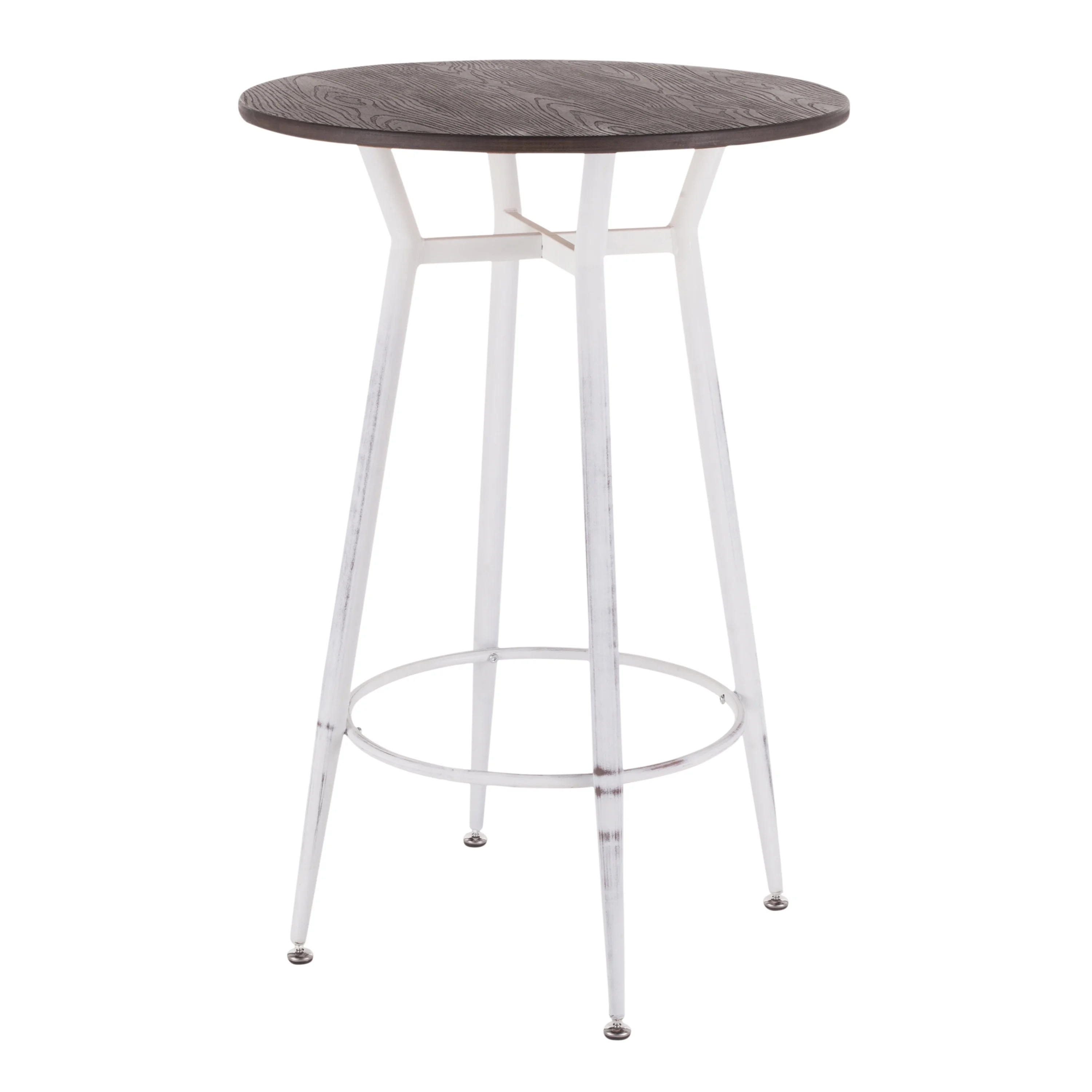 Industrial Round Bar Table - 27.0 - Elevate Your Space