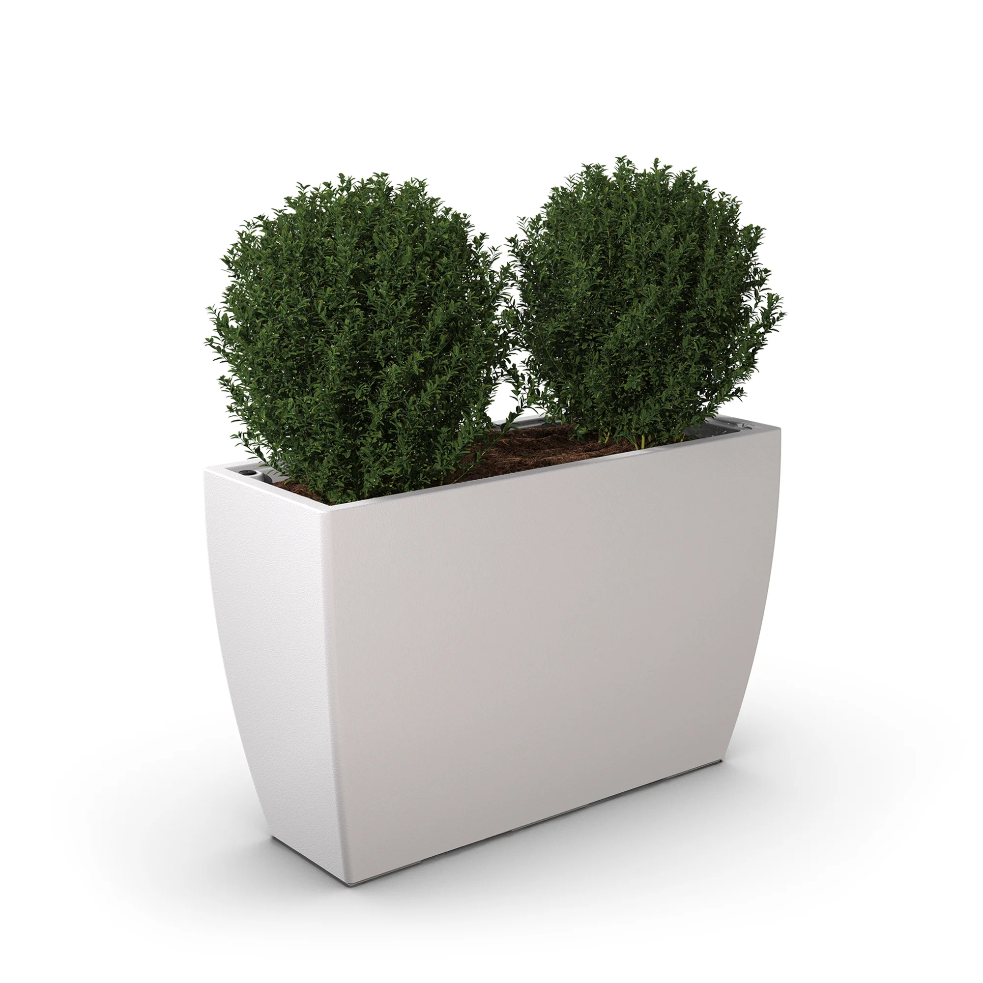 Kobi 36in Trough Planter - White