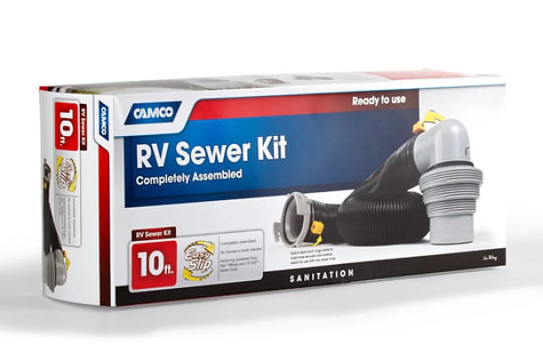 1 PC,Camco 39551 Easy Slip Ready-to-Use RV Sewer Kit
