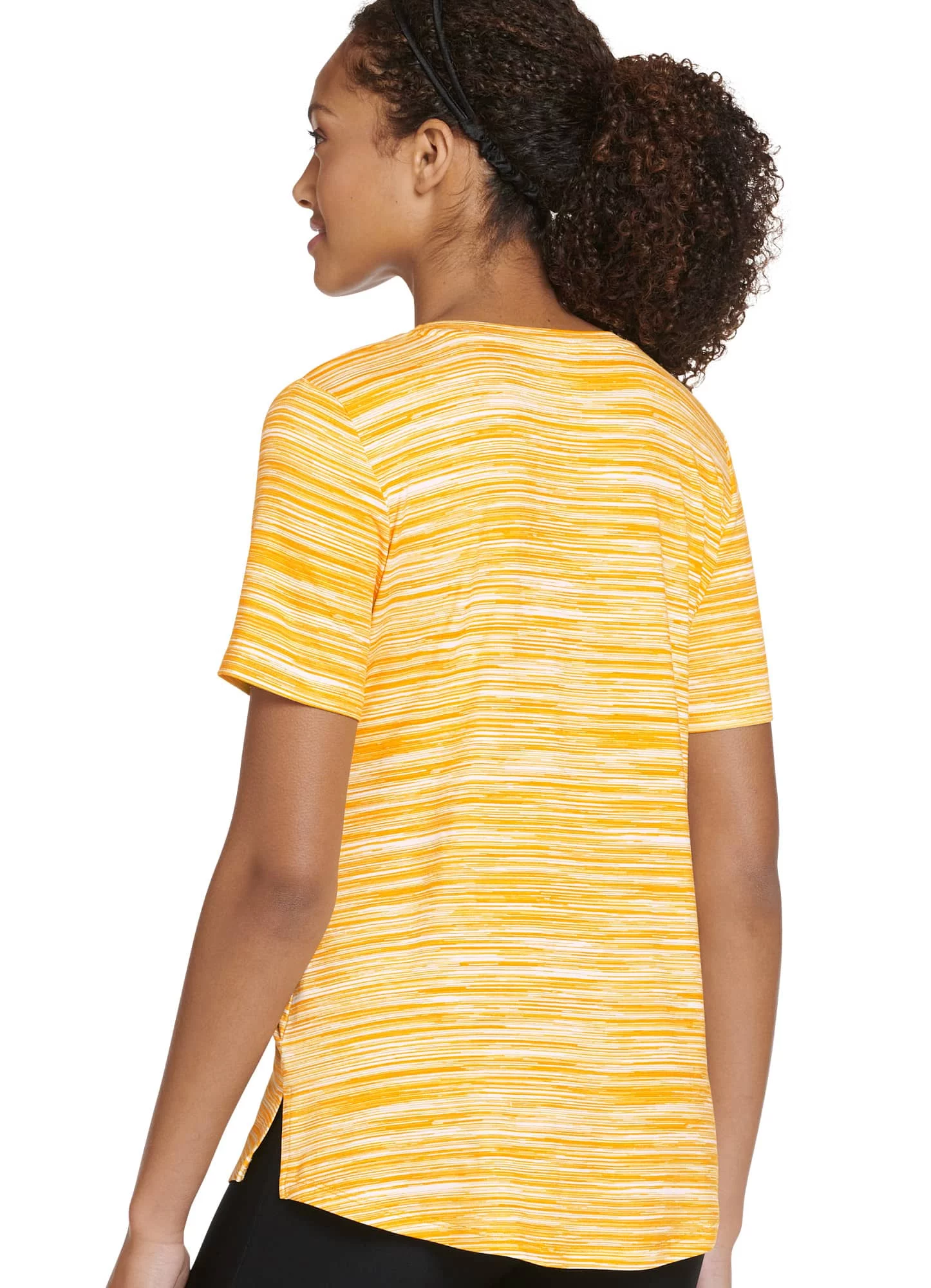 Jockey Women's Stretch Knit V-Neck Tee with Side Slits