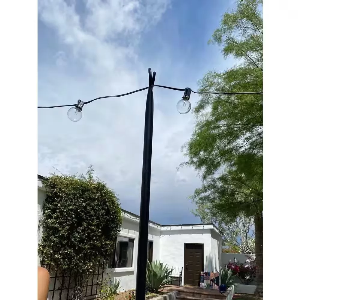 Northlight Premium Canopy Stake Commercial Light Pole - 9'