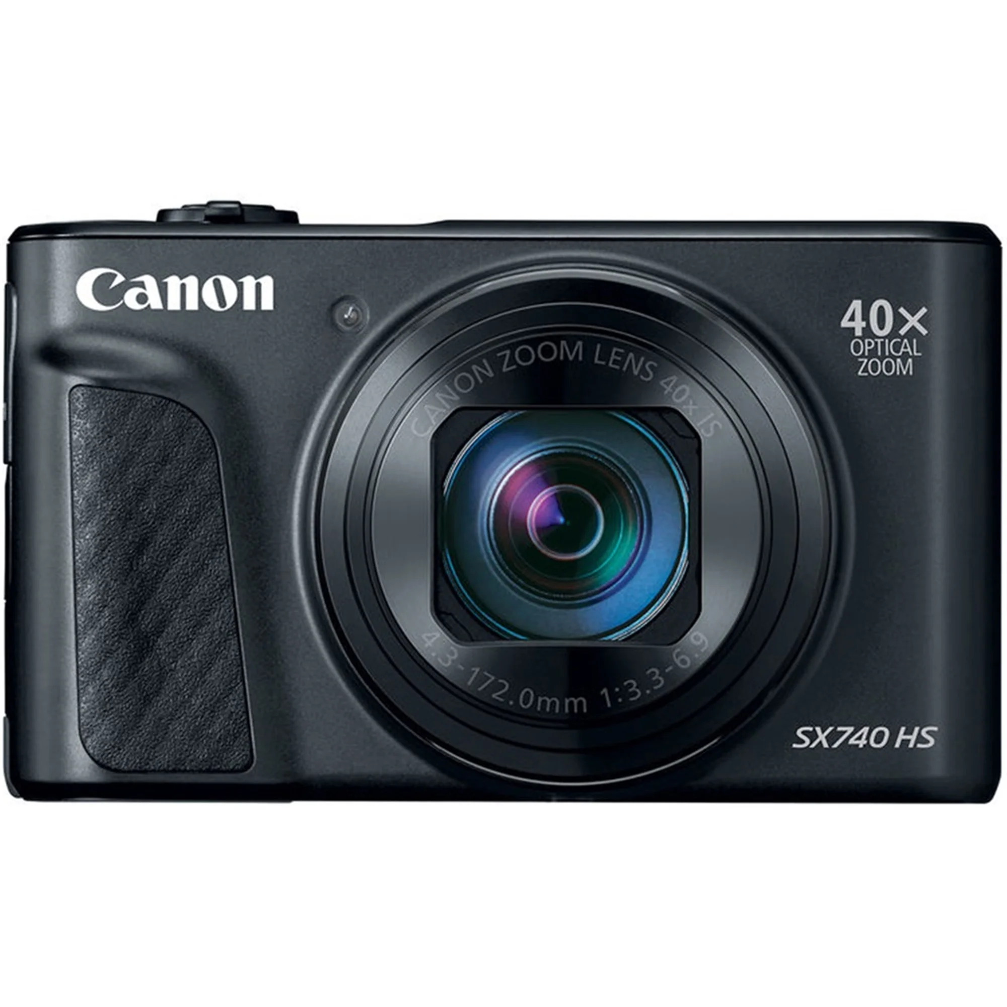 Canon PowerShot SX740 HS 20.3MP Digital Camera Black 40x Optical Zoom with 32GB Memory card