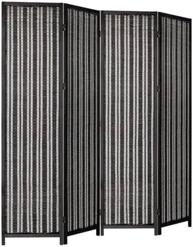 xrboomlife 6 Panel Room Divider  Room Dividers and Folding Privacy Screens  Privacy Screen  Boomboo Room Divider Wall  Room Partition Separator  Temporary Wall  Natural