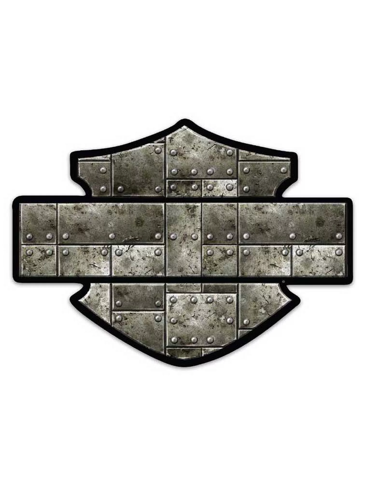 Harley-Davidson Steel Plate Embossed Tin Sign, 18 x 13.125 inches 2011691, Harley Davidson