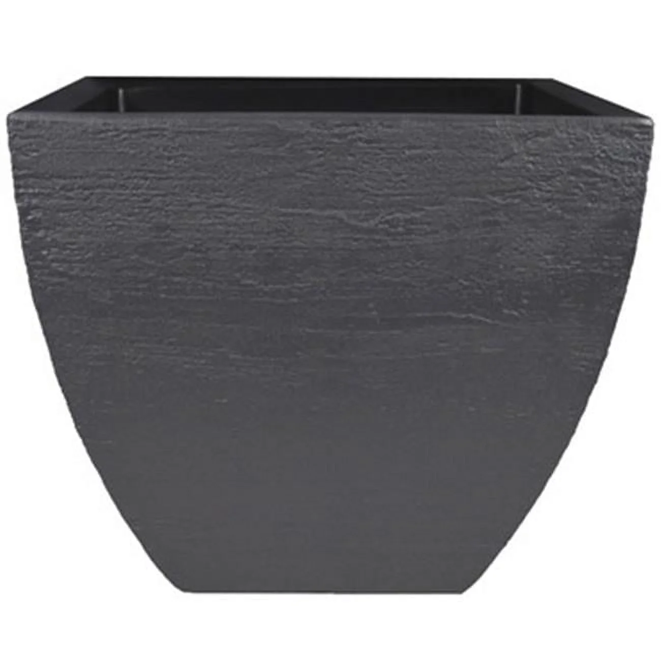 20 in. Modern Square Planter, Slate