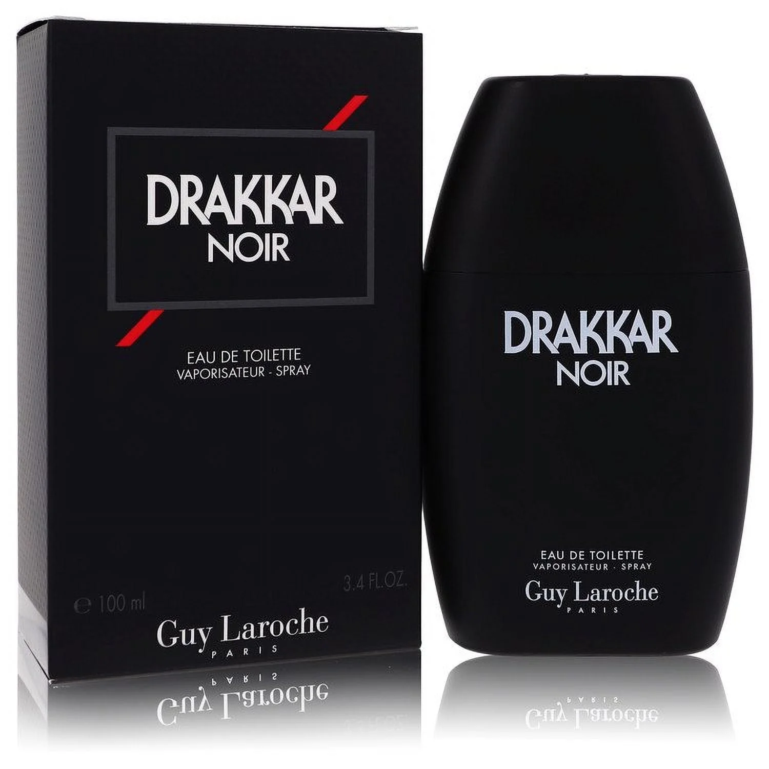 DRAKKAR NOIR by Guy Laroche Eau De Toilette Spray 3.4 oz for Men Pack of 4