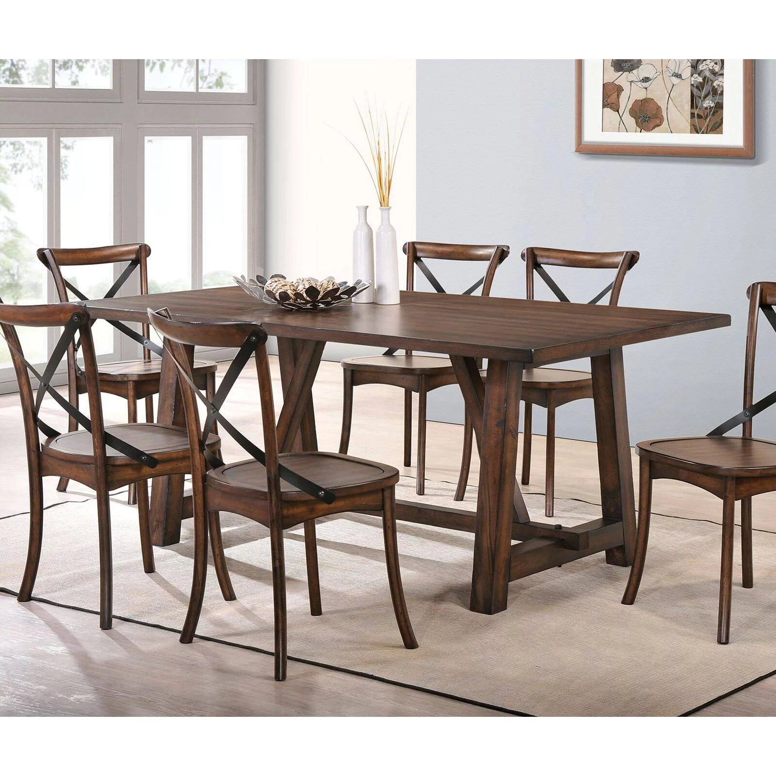 ACME Kaelyn Dining Table, Dark Oak