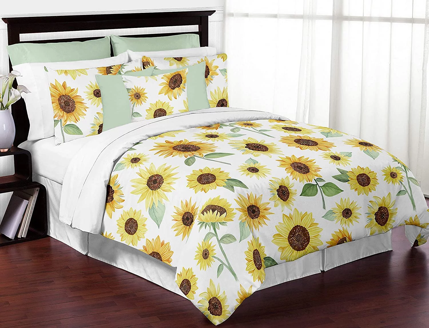 Sunflower Collection Fabric Empire Lamp Shade by Sweet Jojo Designs