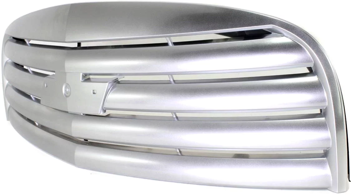 Grille Assembly Compatible with CHEVROLET HHR 06-11 Plastic Satin Chrome 2.2/2.4L Eng