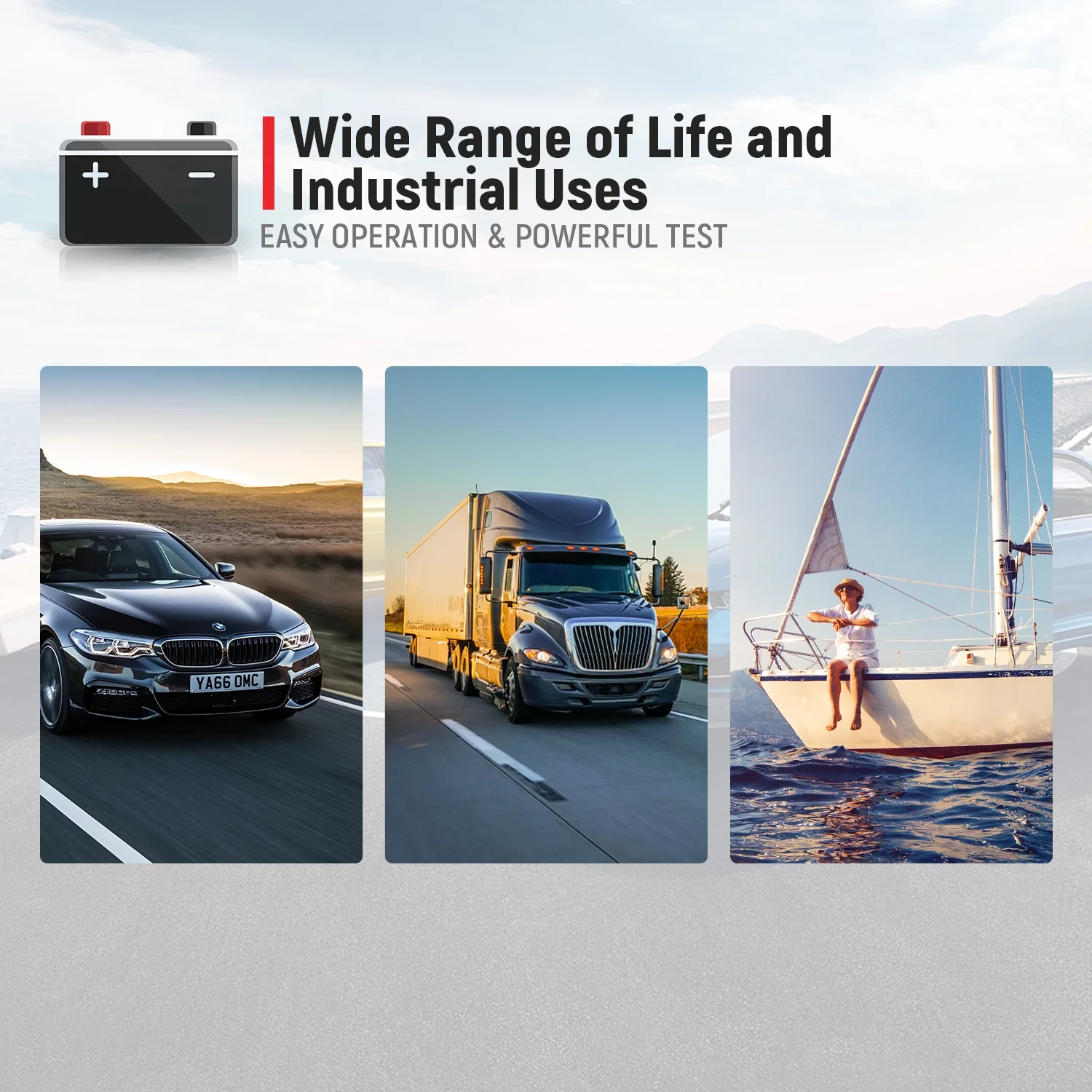 ANCEL V6 PRO Bi-Directional All System OBD2 Scanner with 25+ Services, IMMO, ABS Bleed, Oil Reset, DPF, EPB, Android Tablet Bluetooth Code Reader + Car Truck Batery Tester Diagnostic Tool