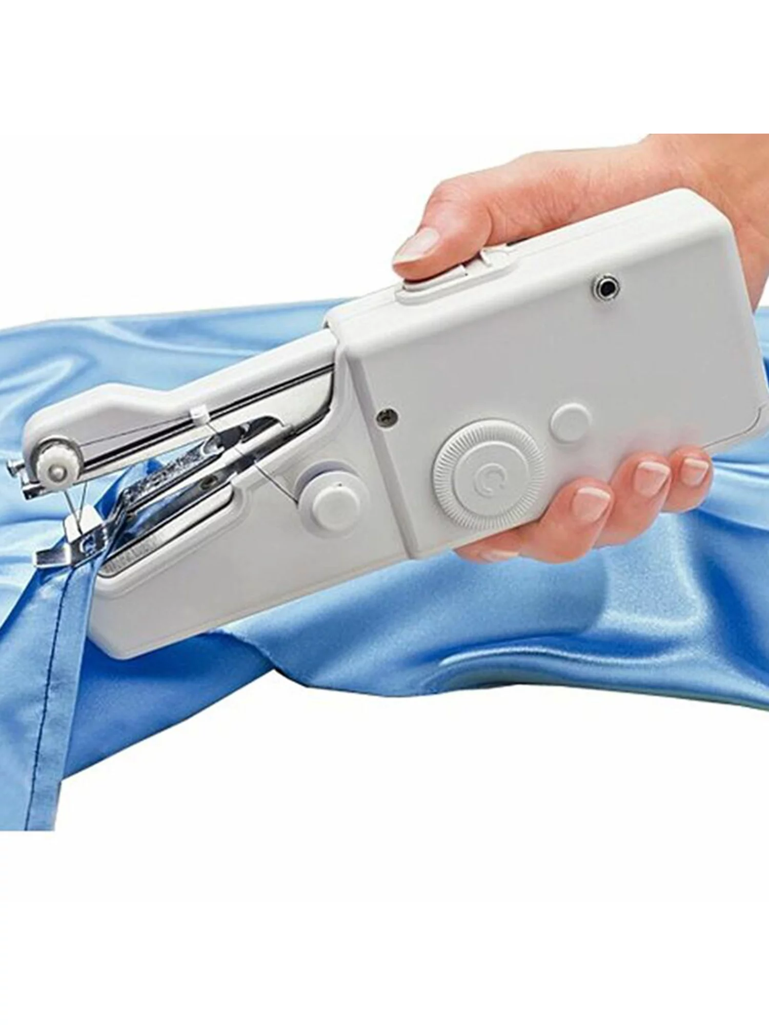 Portable Hand Held Sewing Machine Singer Stitch Sew Quick Handy Cordless Repairs Clothes Home