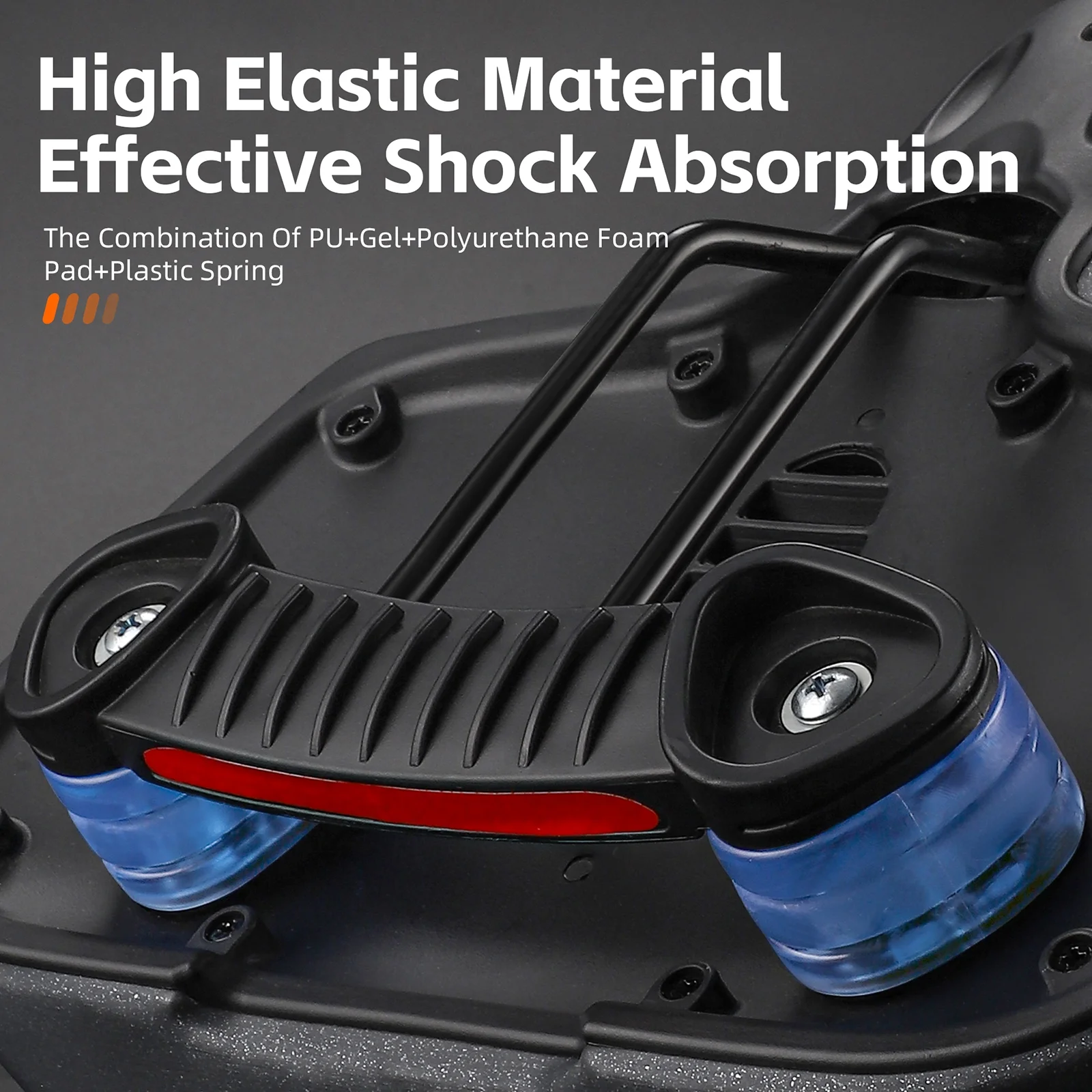 WEST BIKING Bicycle saddles,Thickened And Widen Pad Road Soft Widen Elasticity Bike Soft Waterproof Pu Buzhi And Widen Elasticity Pu Pad Road Elasticity Bike Saddle Xinzy Tubbek Saddles