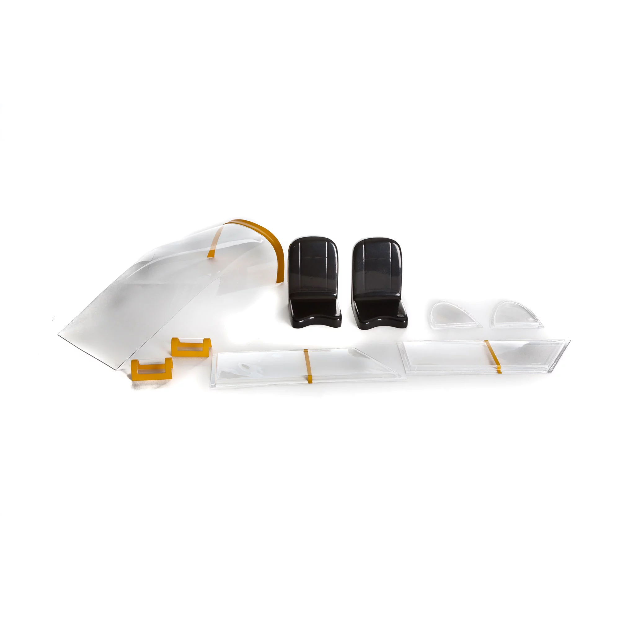Hangar 9 Window Set with Seats Carbon Cub 15cc HAN506511 Replacement Airplane Parts