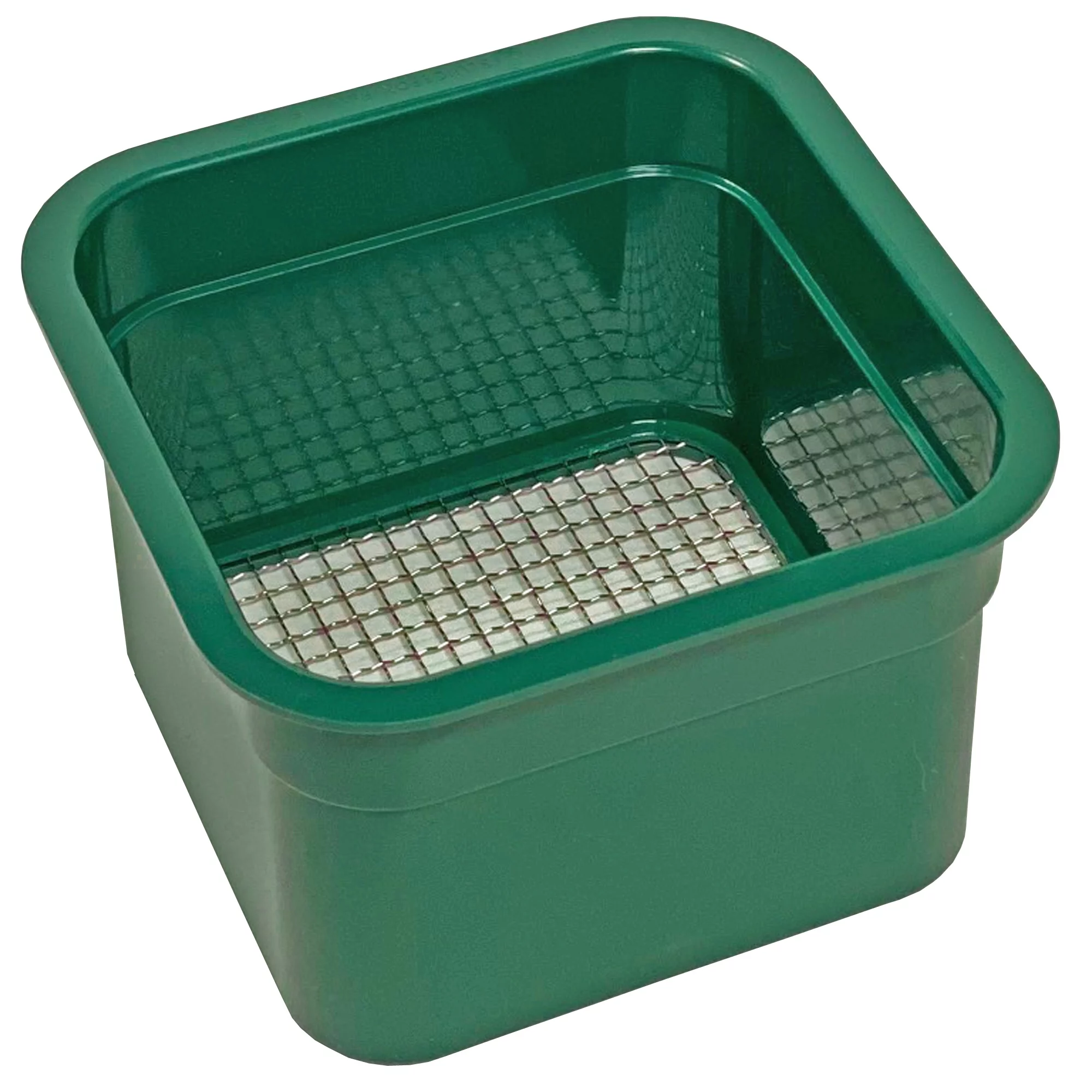 Sluice Fox Sluice Fox 6 inch gold classifiers; set of four stacking sifting pans with stainless steel mesh strainers for gold panning; sharktootth and gem sifters; (Green)