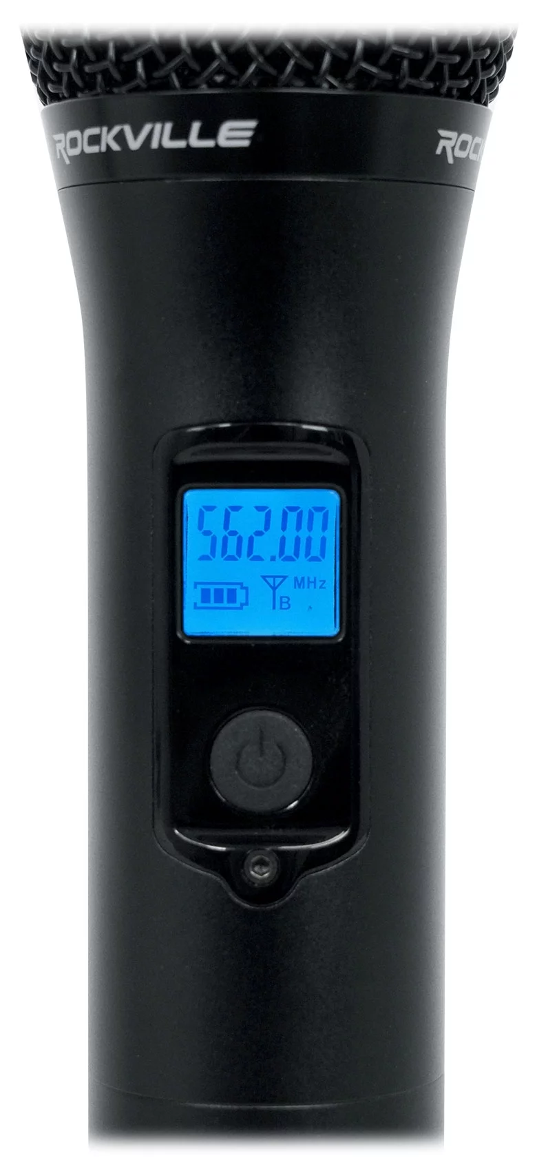 Rockville RWM65U Dual UHF 15 Channel Metal Handheld Wireless Microphone System