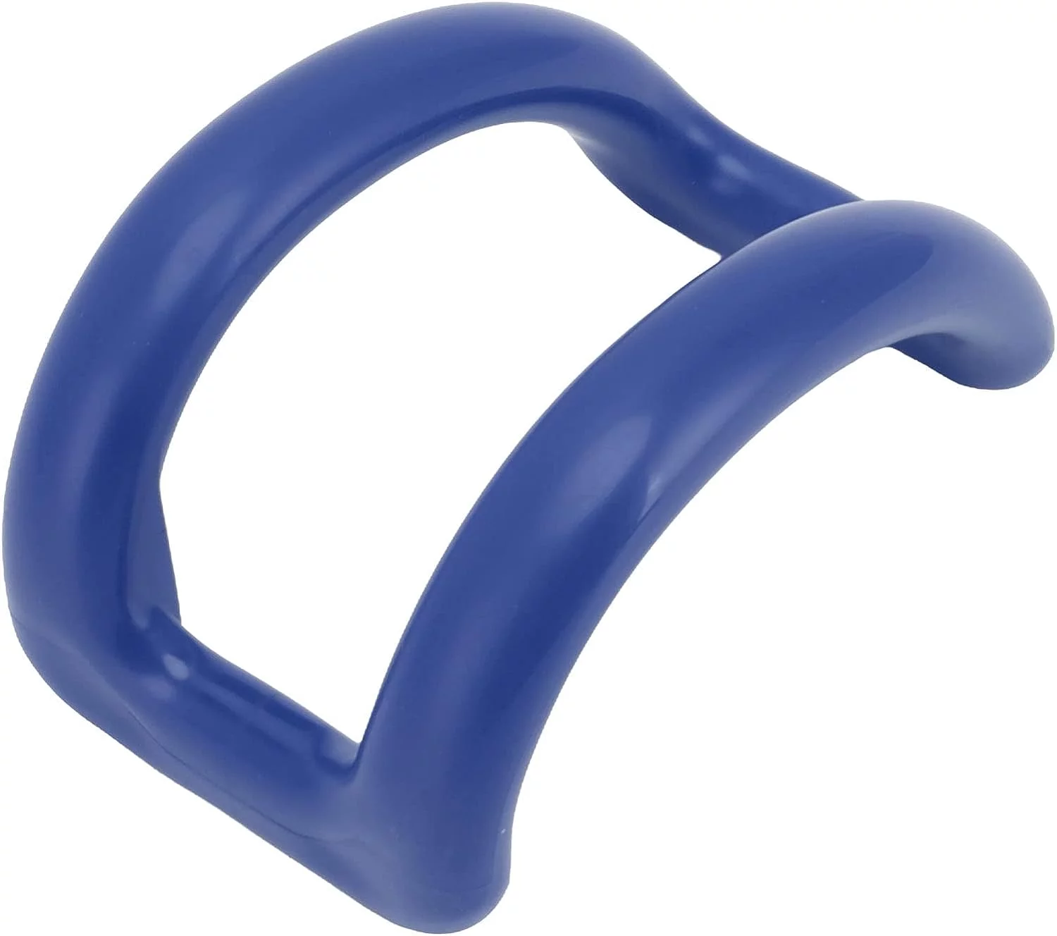 Cervical Traction Device Pillow, Neck Cervical Traction Stretcher Anti Deformation Lightweight Curvature Straightening Plastic for Home(Blue)