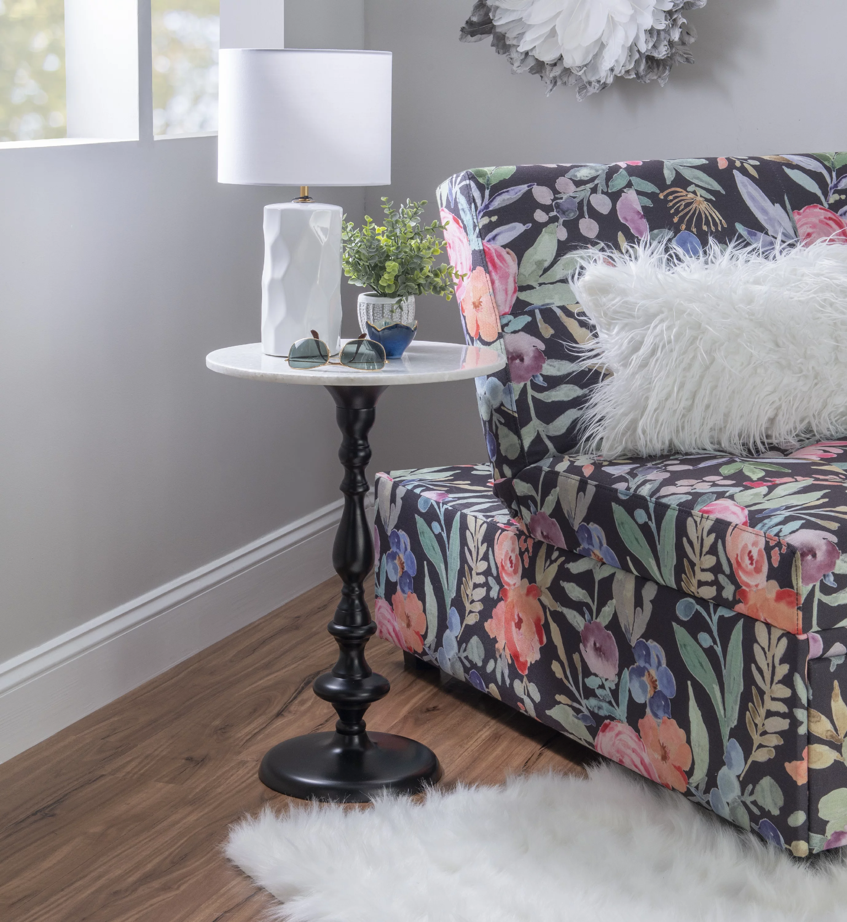 Powell Wiggins Round Side Table, 23.5