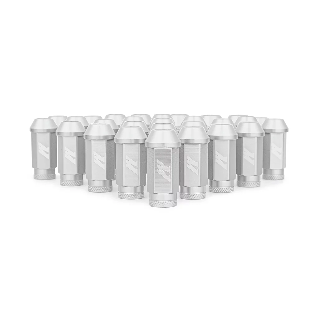 Mishimoto Aluminum Locking Lug Nuts M12x1.5 27pc Set Silver