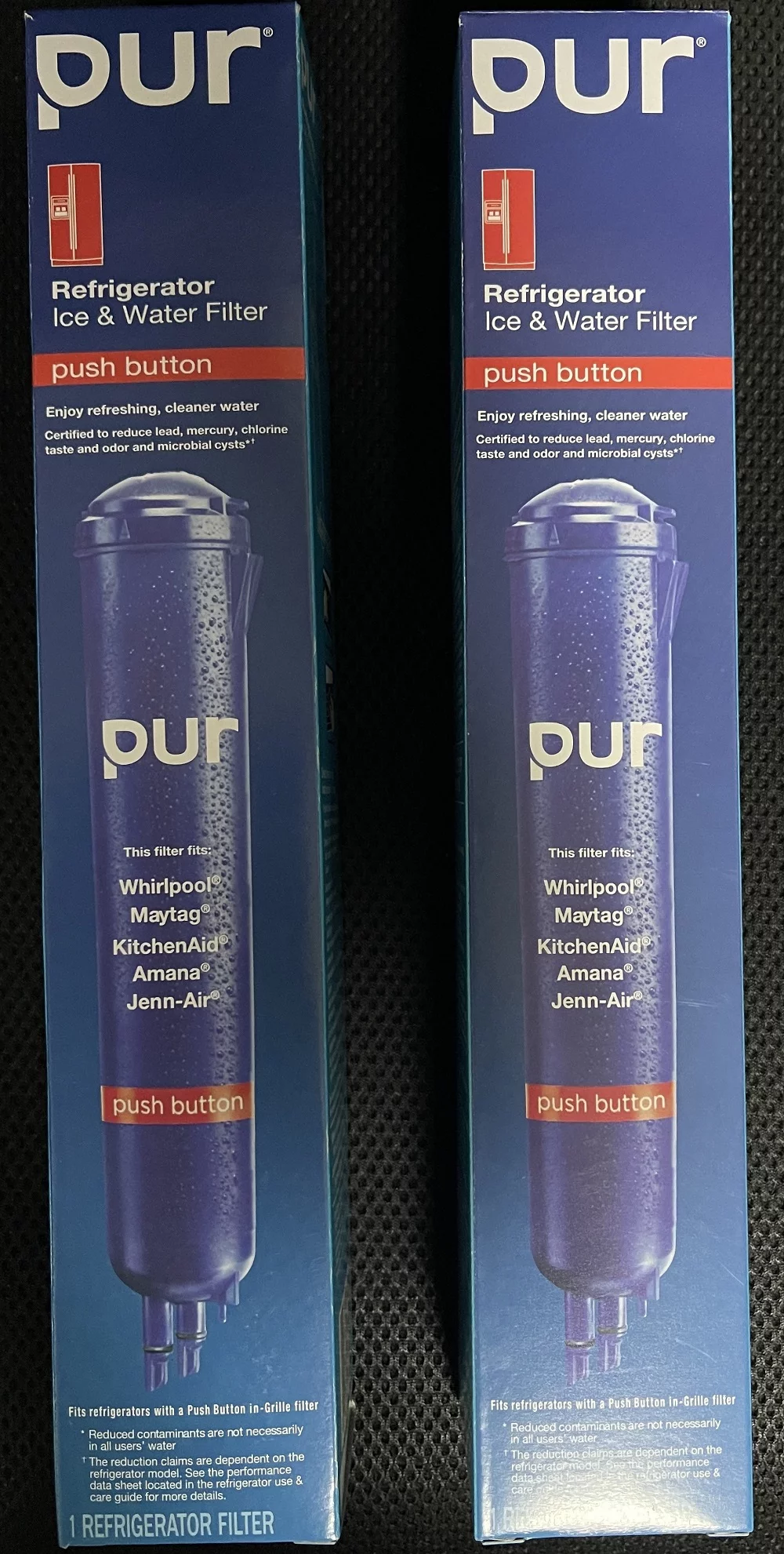 EDR3RXD1 Water Filter 3 for Whirlpool Refrigerator Water Filter 3 – EDR3RXD1 WHR3RXD1 and Everydrop 4396841 4396710 469083, 2Pack