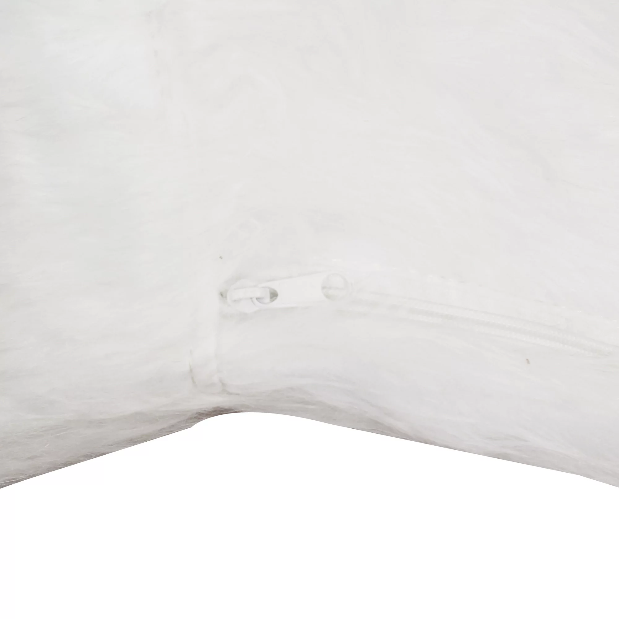 Leejay White Armless Faux Fur Fuzzy Desk Chairs with Wood Legs，Set of 2