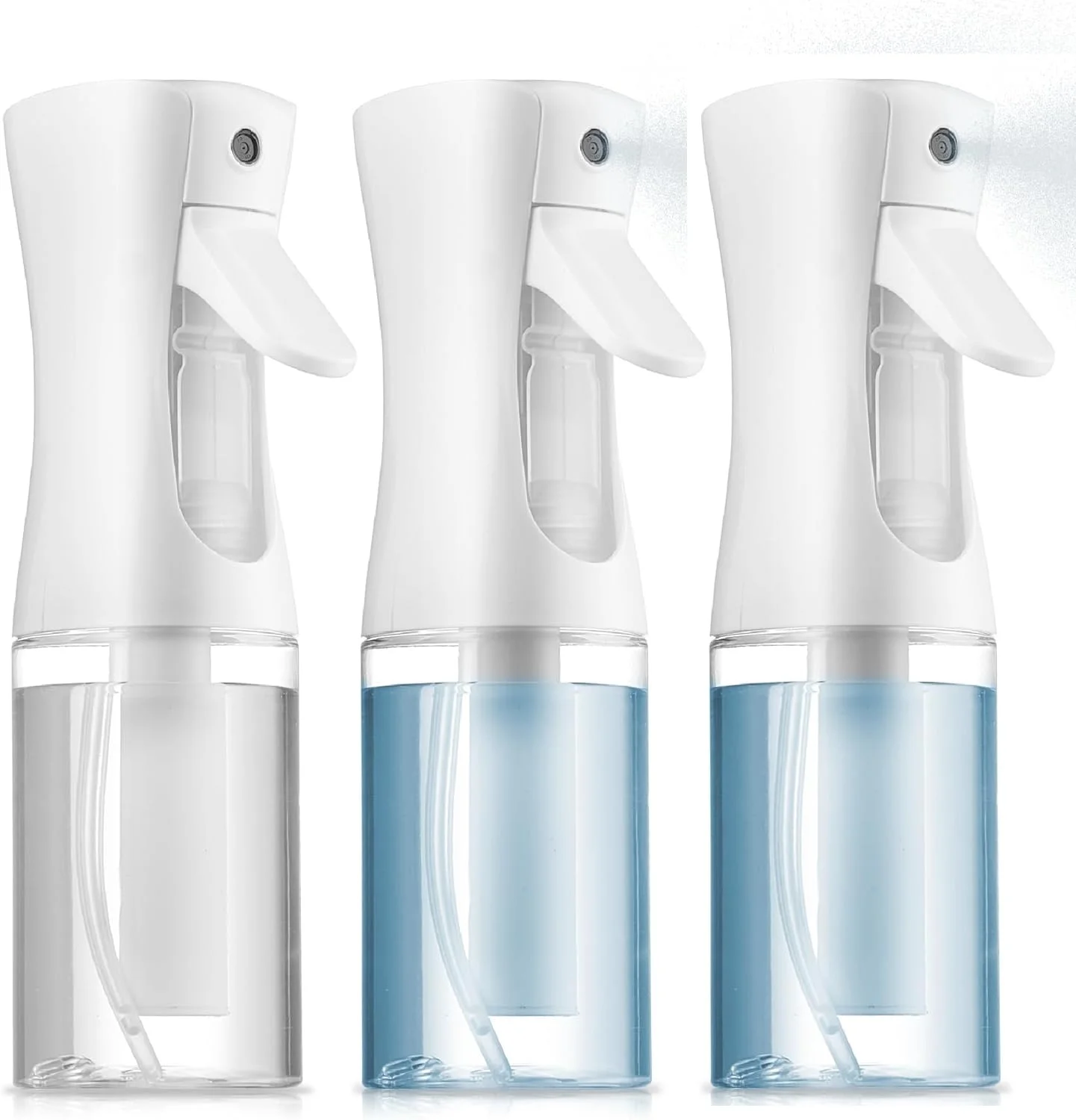 Continuous Spray Bottle For Hair - 6.7 Oz Ultra Fine Mist Sprayer | Water Spray Bottle For Hair Mister Spray Bottle | Hair Spray Bottles For Hairstyling, Cleaning, Salons