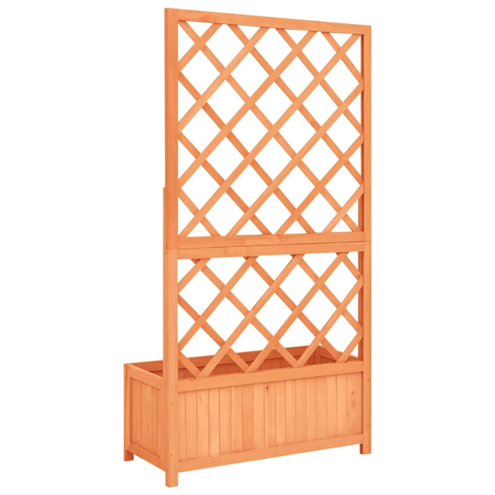 ikayaa Garden Trellis Planter Brown 27.6